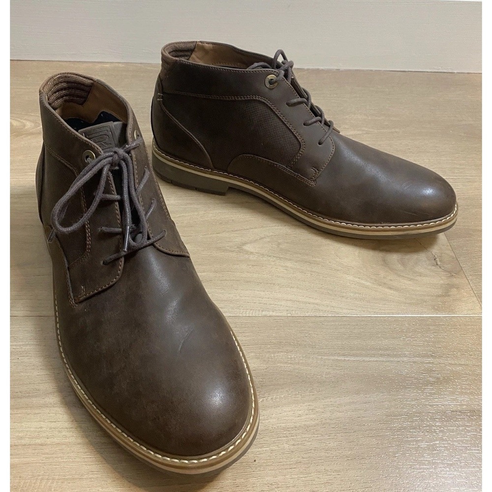 Rye by Hawker Rye Men's Boots‎ Brown Lace Up Chukka Boots US 10